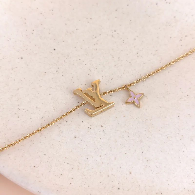 Louis Vuitton Bracelet Pinklogo Bracelet Gold One Size 20cm — cover view 7 of 7