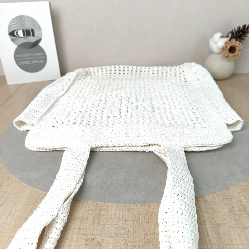 Miumiu Shoulder Bag Woven White Woven One Size36 × 9 × 37 cm — detail view 5 of 9