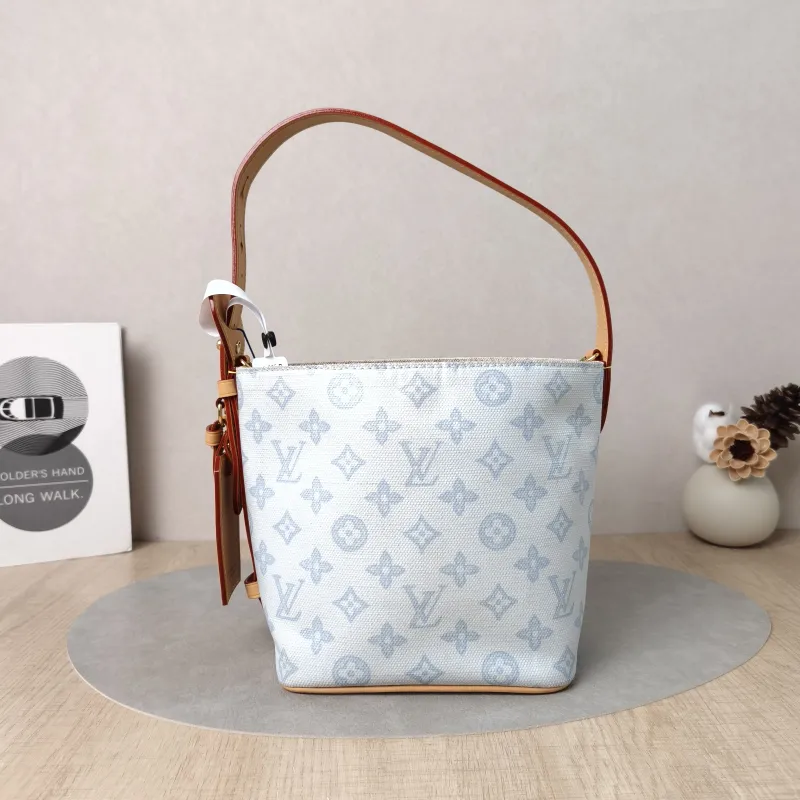 Louis Vuitton Top Handle Bag ALL IN BB Blue PVC BB 16 × 12 × 18 cm — cover view 2 of 7