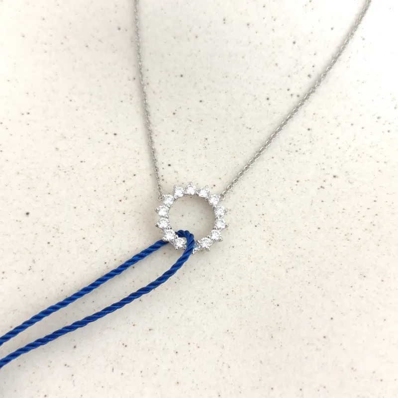 Tiffany&Co. Necklace Pavé Diamond Necklace Diamond 950One Size40cm — cover view 7 of 8