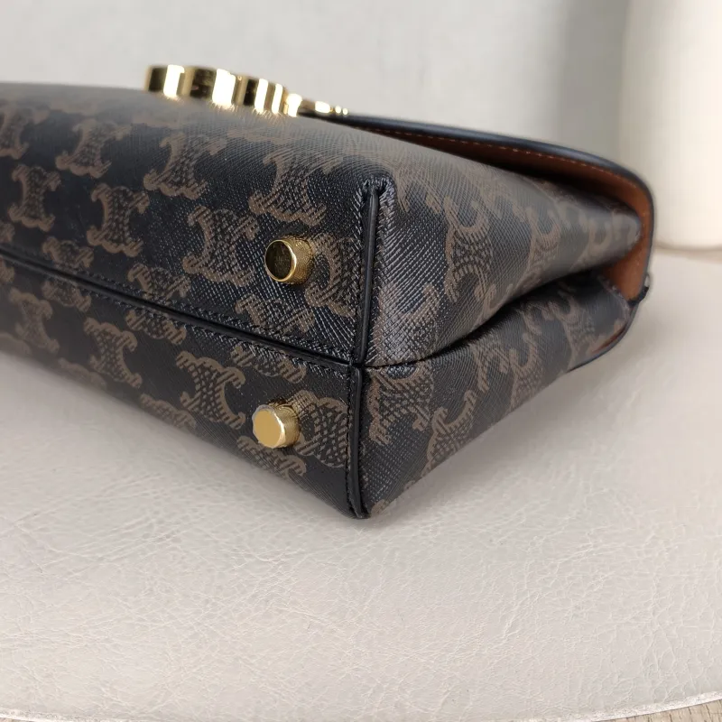 CELINE Top Handle Bag TEEN NINO Top Handle Bag Monogram PVC Small 20 × 8 × 13 cm — detail view 2 of 14
