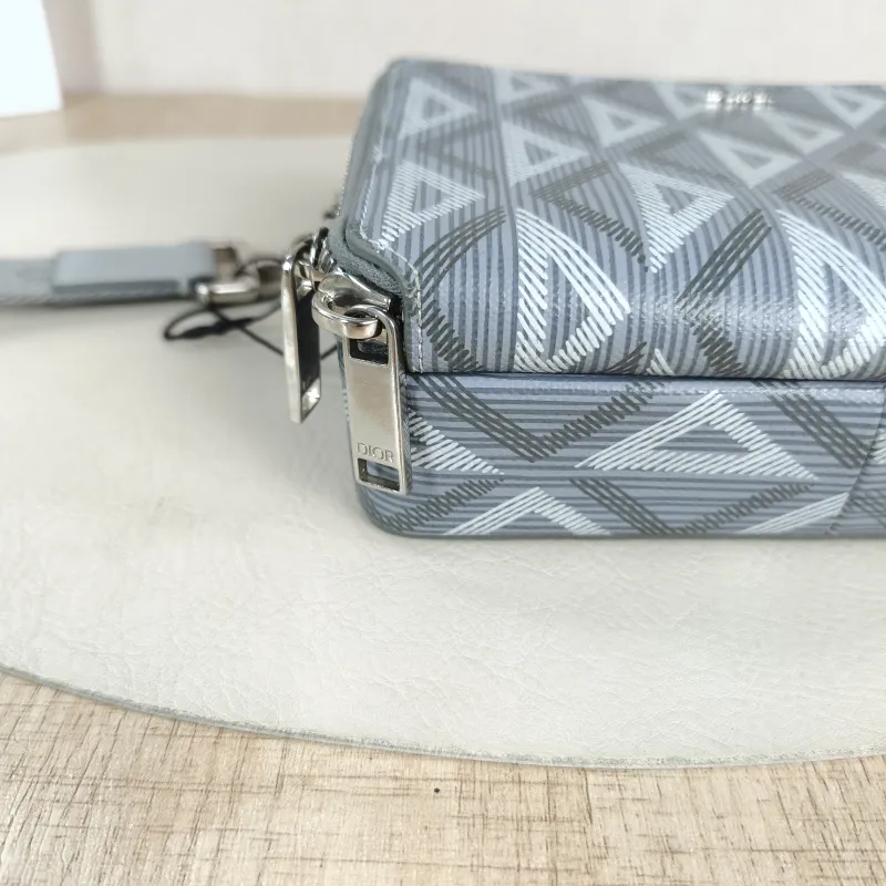 DIOR Shoulder Bag Messenger Bag Shoulder Bag Grey PVC One Size17 × 5 × 12.5 cm — detail view 7 of 12
