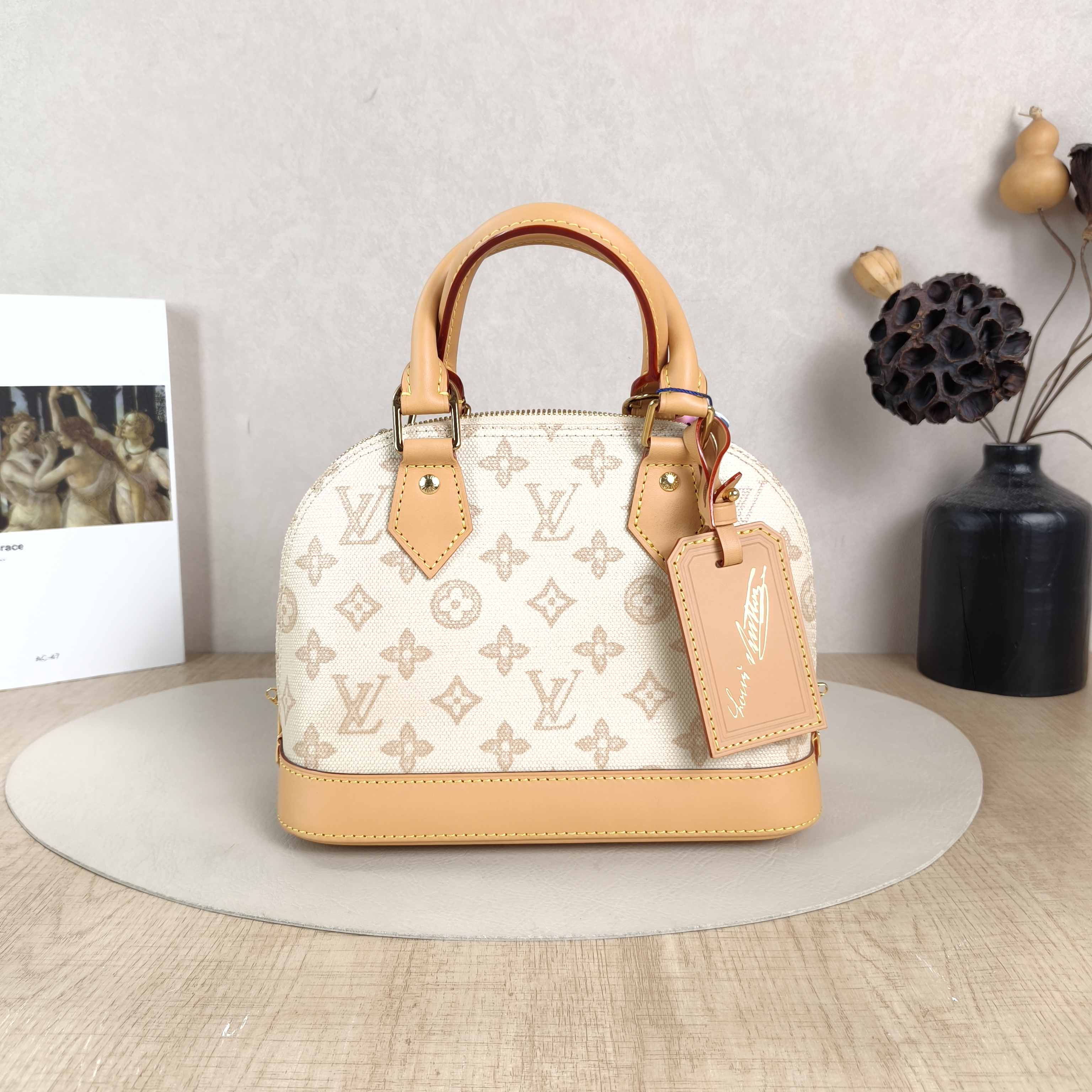 Louis Vuitton Top Handle Bag Alma BB Brown PVCBB23.5 × 11.5 × 17.5 cm
