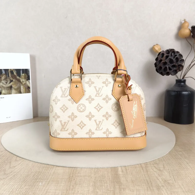 Louis Vuitton Top Handle Bag Alma BB Brown PVCBB23.5 × 11.5 × 17.5 cm