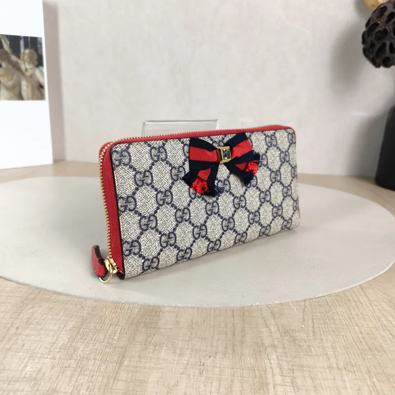GUCCI Wallet Wallet Blue Monogram PVC 19 × 2.5 × 10 cm — cover view 5 of 5