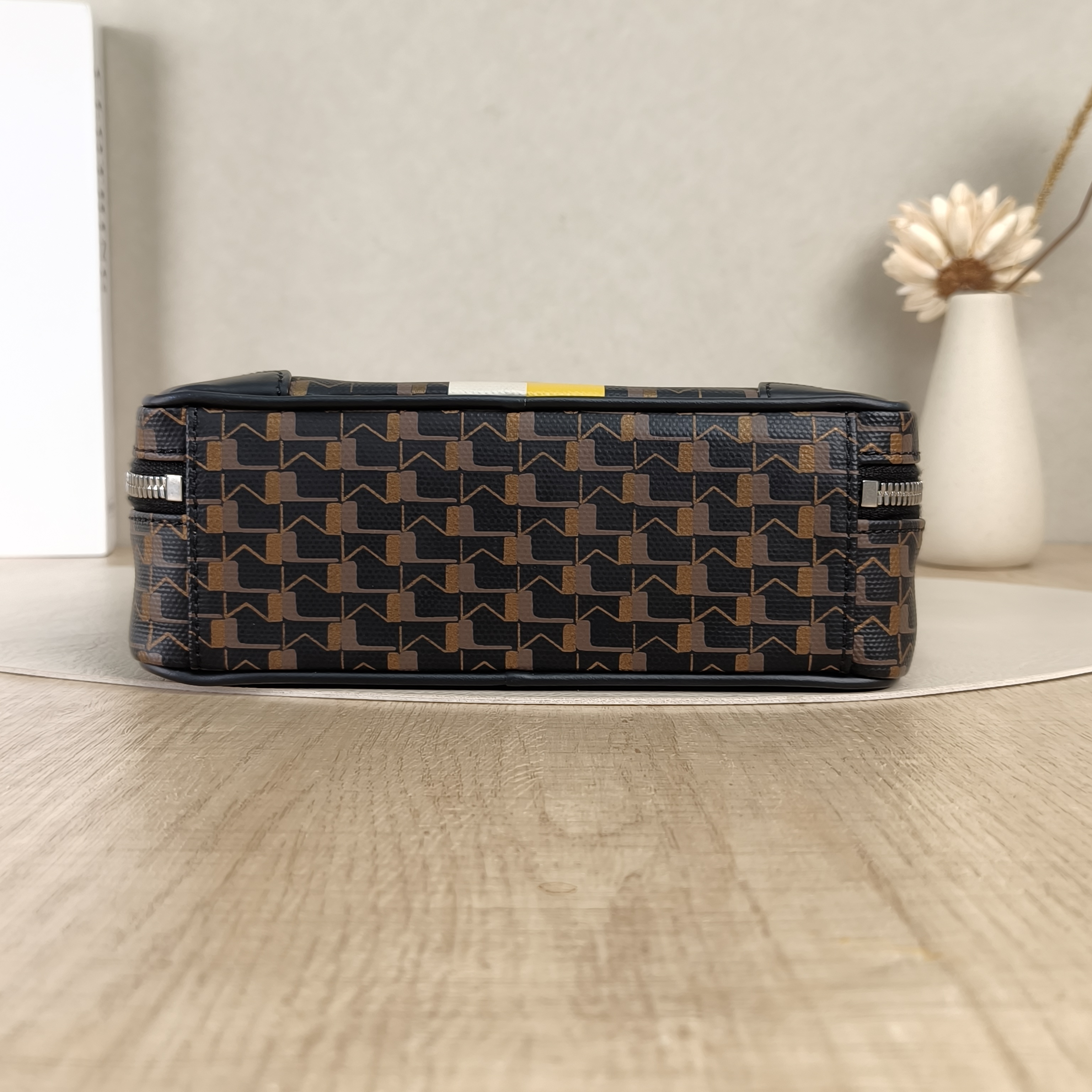 Moynat Crossbody Bag Camera Bag Black Canvas 20 × 7 × 17 cm — cover view 3 of 6