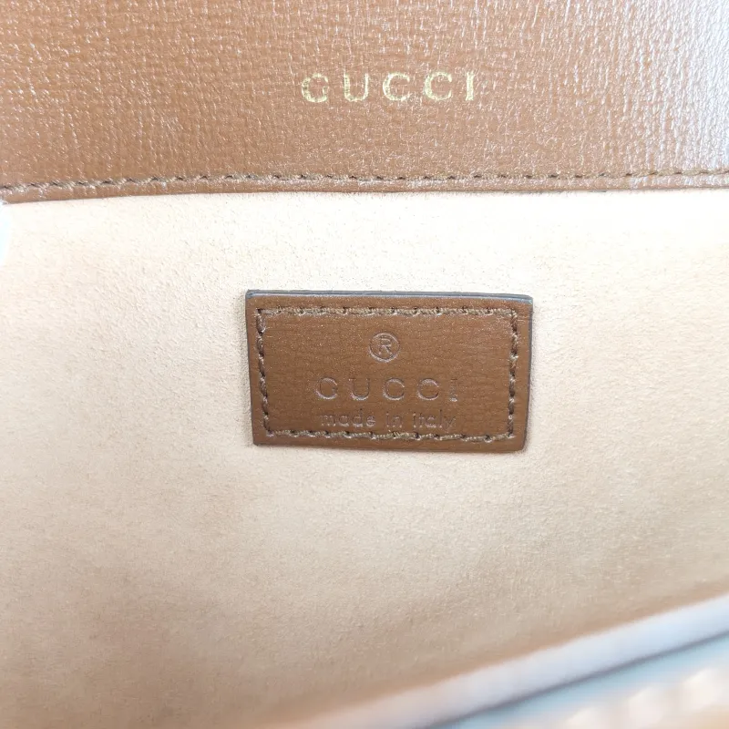 GUCCI Shoulder Bag Horsebit 1955 Horsebit Small Monogram · Shoulder Strap PVC Small 24 × 5.5 × 13 cm — detail view 1 of 12