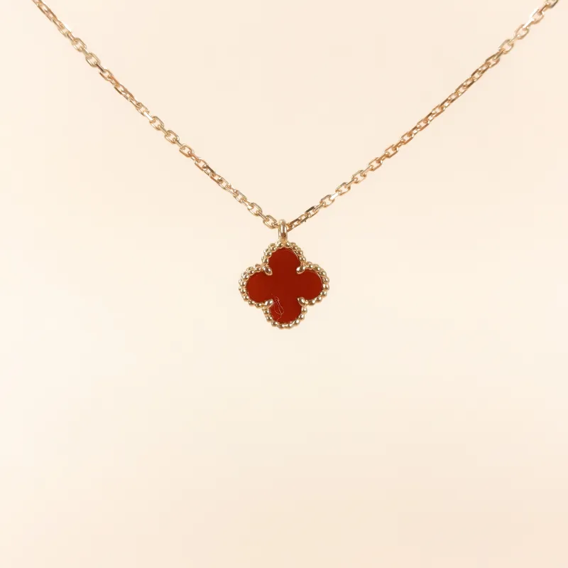 Van Cleef & Arpels Necklace Alhambra 18KR ose Gold Sweet Mini40cm