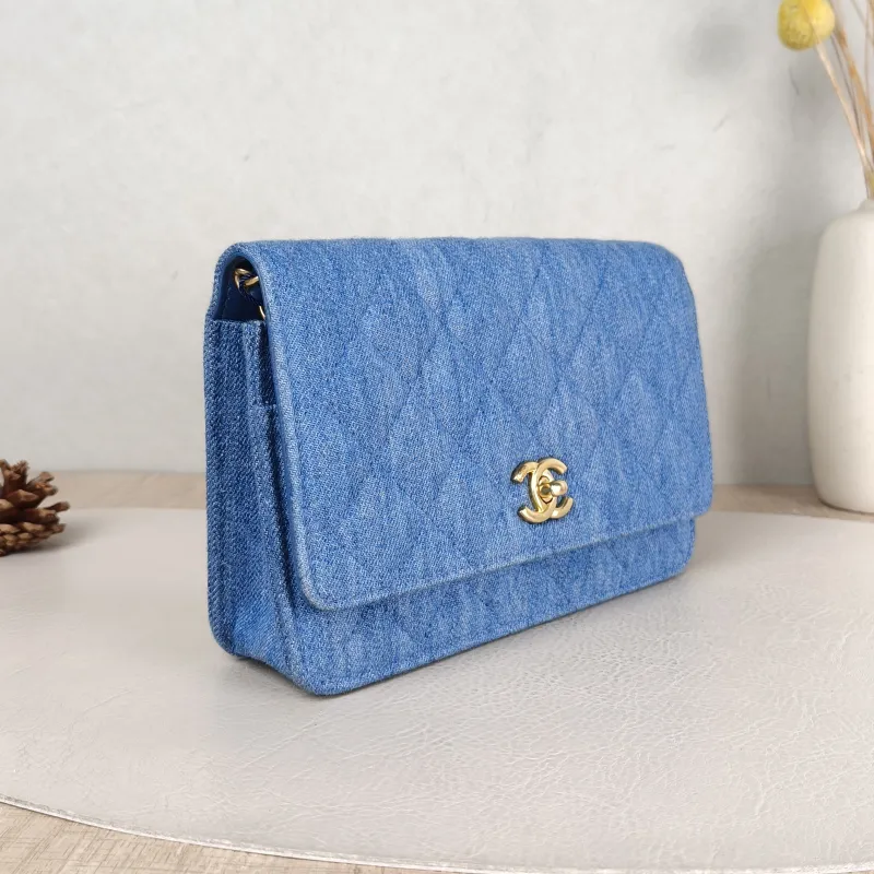 Chanel Crossbody Bag CF WOCWOC Bag Blue Mini 19.2 × 3.5 × 12.3 cm — cover view 2 of 5
