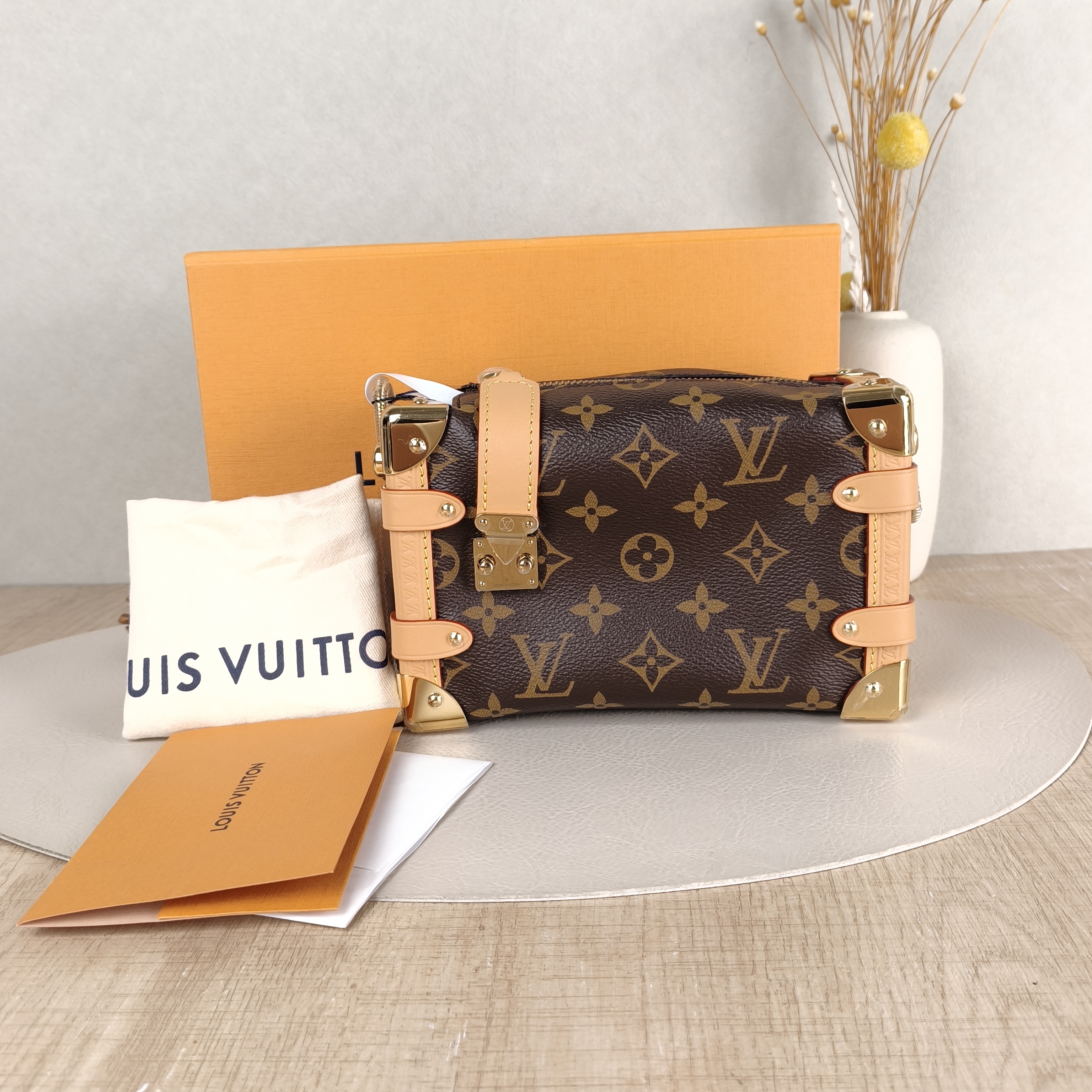 Louis Vuitton Crossbody Bag Side Trunk Box Monogram PVC Small18 × 8 × 12.5 cm — cover view 6 of 6