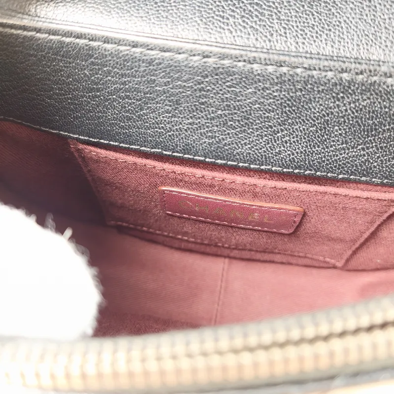 Chanel Crossbody Bag Collection Top Handle Crossbody Bag Black Calfskin One Size 20.5 × 6.5 × 16 cm 23 — detail view 1 of 14
