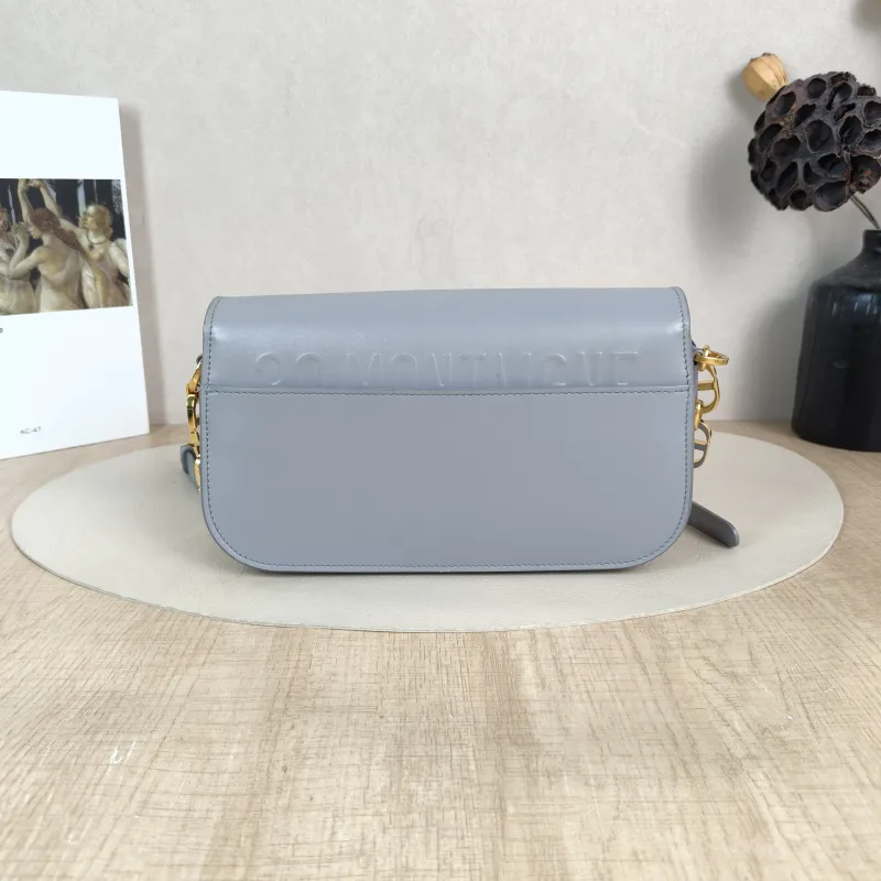 DIOR Crossbody Bag 30Montaigne 30 Avenue Grey Calfskin Small 23 × 6.5 × 13 cm — cover view 2 of 5