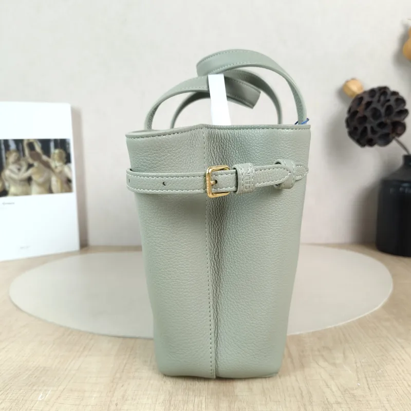 CELINE Shoulder Bag Anais Tote Bag Green Calfskin Mini 20 × 10 × 21 cm — detail view 9 of 12