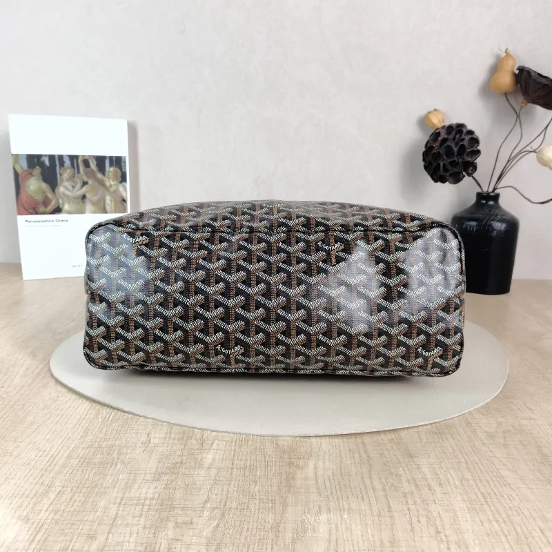 GOYARD Shoulder Bag Boheme Hobo​ Black ine Canvas Small 43 × 14 × 27 cm — cover view 4 of 5