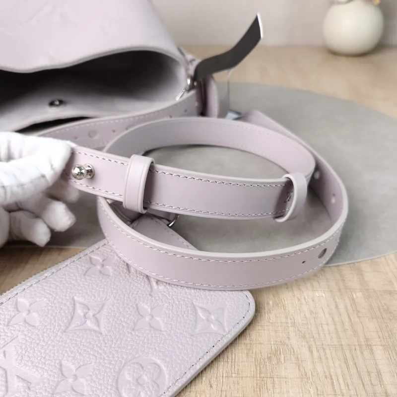 Louis Vuitton Top Handle Bag ALL IN BB Grey Calfskin BB 16 × 12 × 18 cm — detail view 4 of 12