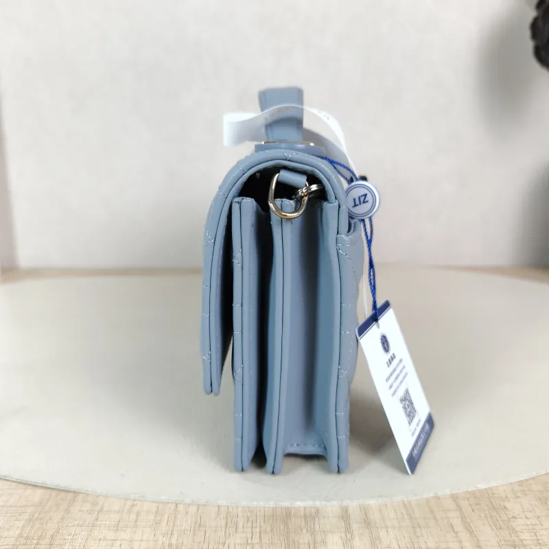 DIOR Shoulder Bag My Chain Bag Blue Lambskin 21 × 4 × 11.5 cm — detail view 11 of 12