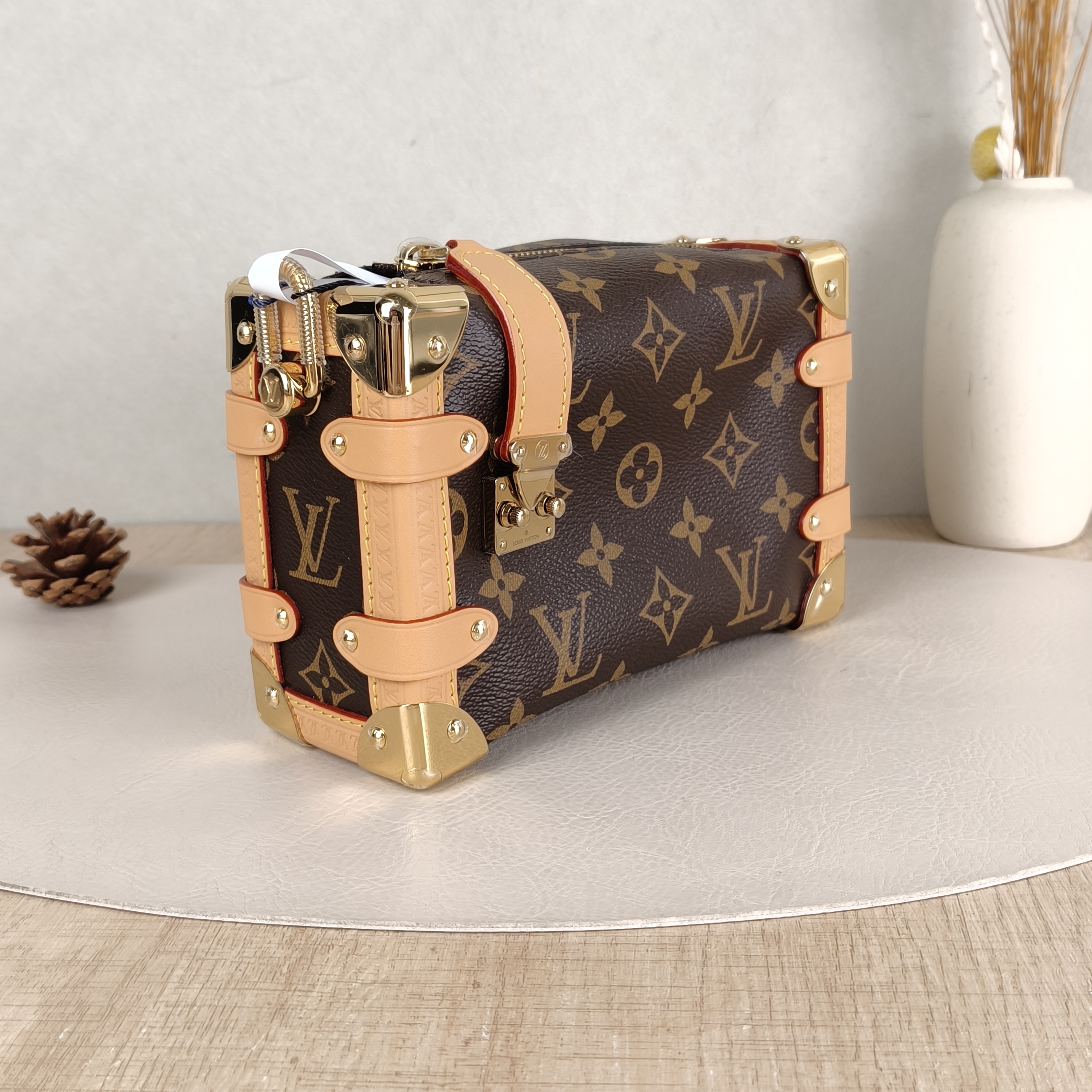 Louis Vuitton Crossbody Bag Side Trunk Box Monogram PVC Small18 × 8 × 12.5 cm — cover view 3 of 6