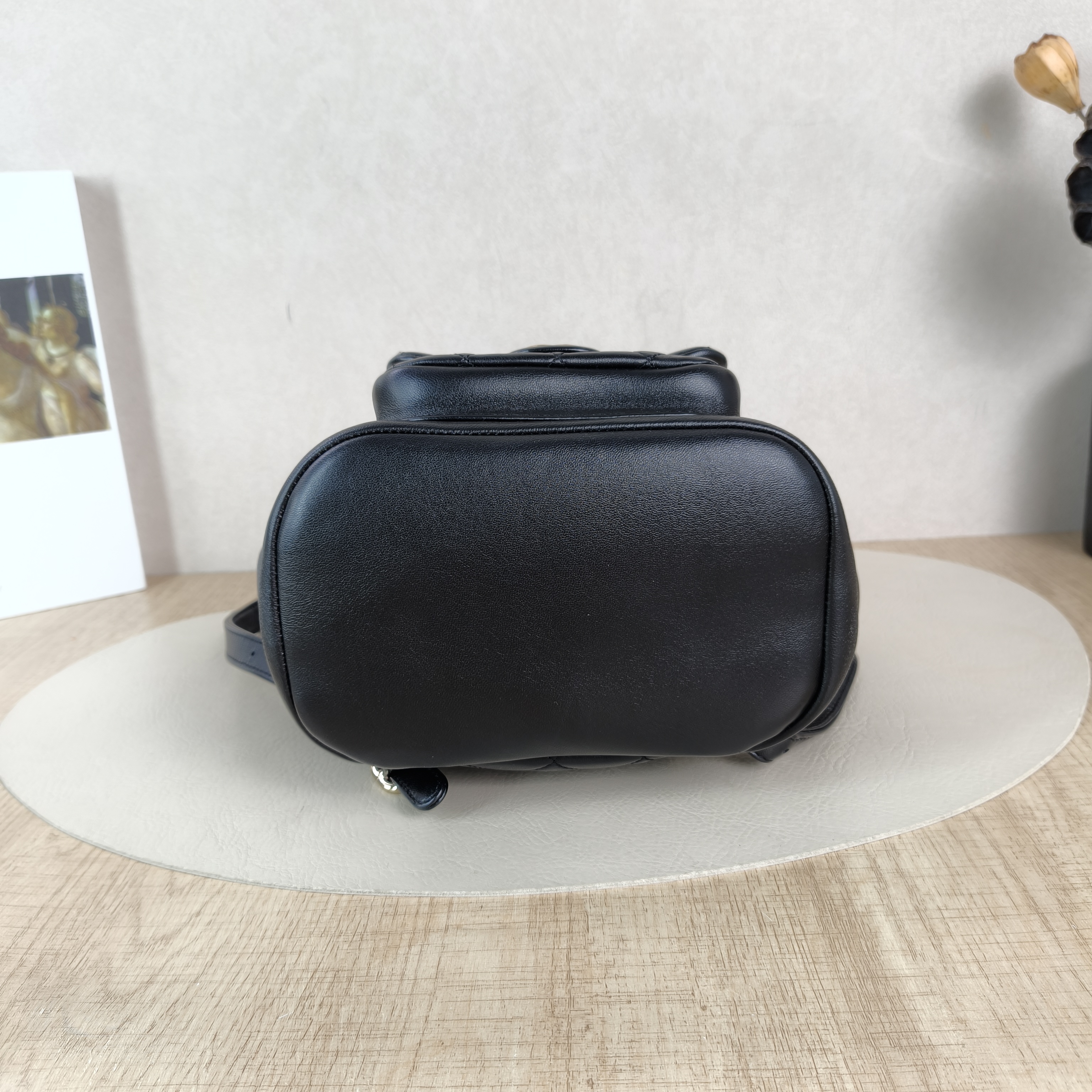 Chanel Backpack Duma Black Lambskin Small18 × 9.5 × 19 cm — cover view 5 of 5