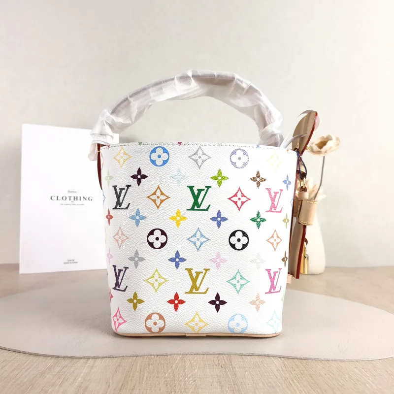 Louis Vuitton Top Handle Bag ALL IN BB Multicolore PVC BB 16 × 12 × 18 cm — detail view 7 of 11