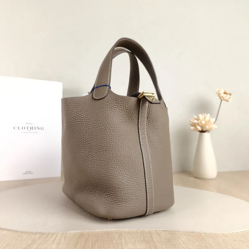 Hermès Top Handle Bag Picotin Lock 18 18 18 TC Calfskin Small 18 × 13 × 18 cm K — cover view 5 of 5