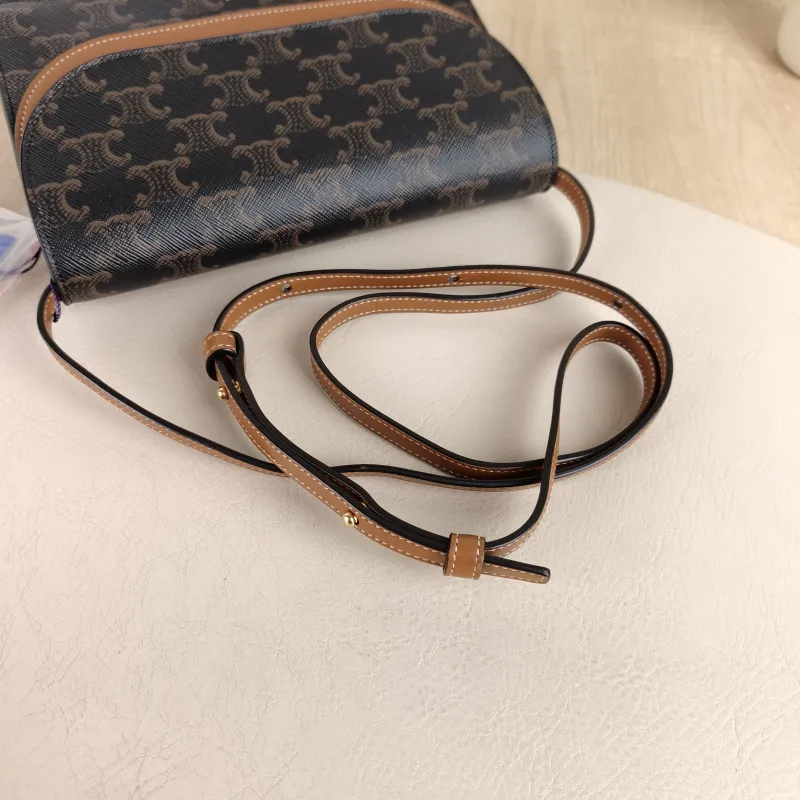 CELINE Crossbody Bag TRIOMPHE Clutchwoc Monogram PVC 20 × 6 × 12 cm — detail view 1 of 13