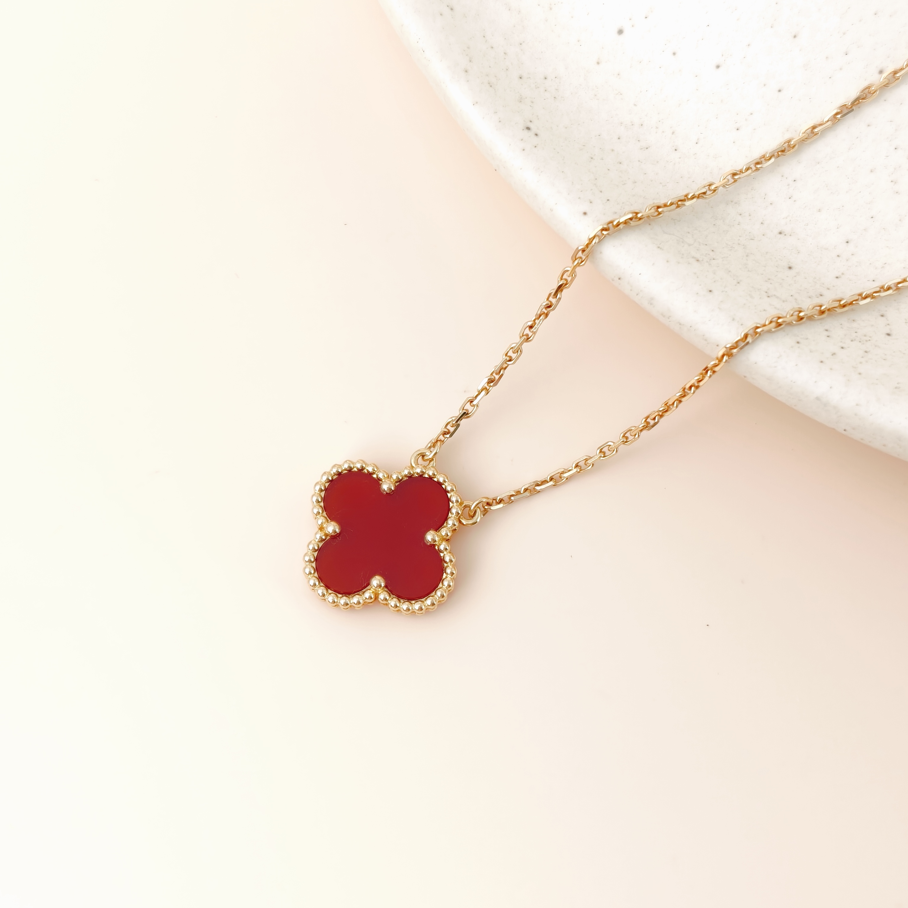 Van Cleef & Arpels Necklace Alhambra Alhambra Collection Necklace 18KY ellow Gold Vintage Small42cm — cover view 10 of 11