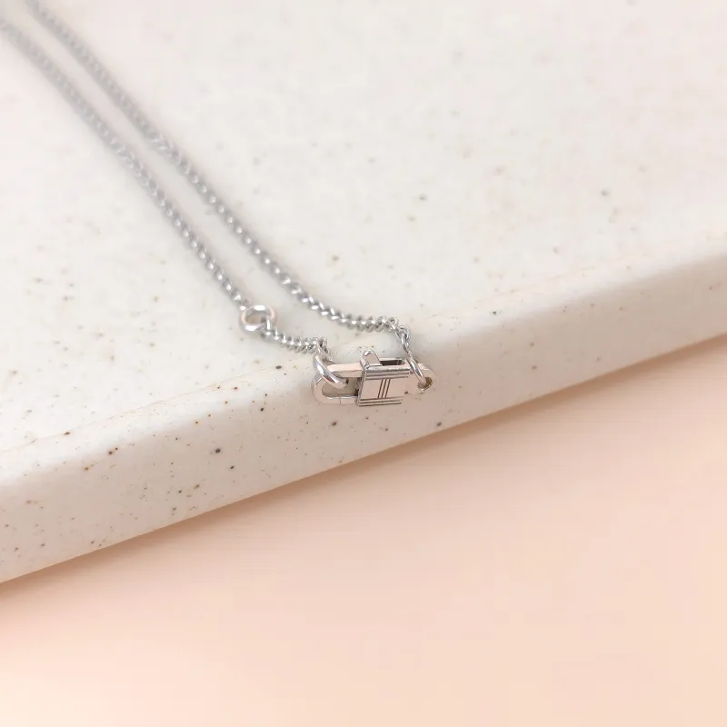 Hermès Necklace Kelly Cadenas Necklace White Gold18KW hite Gold Diamond One Size40cm — cover view 2 of 8