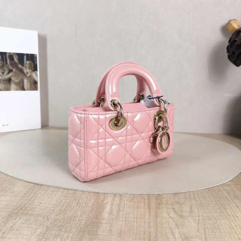DIOR Crossbody Bag Lady D-Joy Lambskin Mini 16 × 5 × 9 cm — cover view 6 of 6