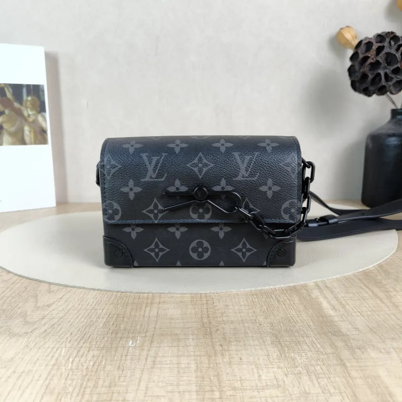 Louis Vuitton Crossbody Bag Steamer Box Monogram PV Cmini18 × 6.5 × 11 cm