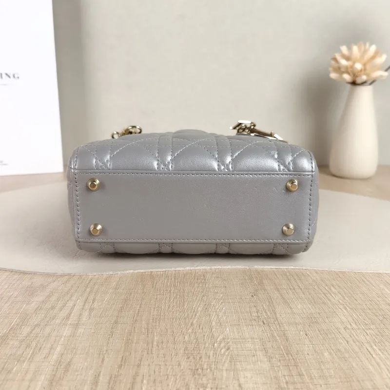 DIOR Crossbody Bag Lady Lady Dior Bag Mini12 × 5 × 10 cm — cover view 4 of 5