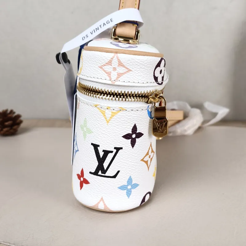 Louis Vuitton Shoulder Bag VANITY POUCH Cosmetic Bag Multicolore PVC One Size 19 × 6.5 × 11.5 cm — detail view 7 of 15