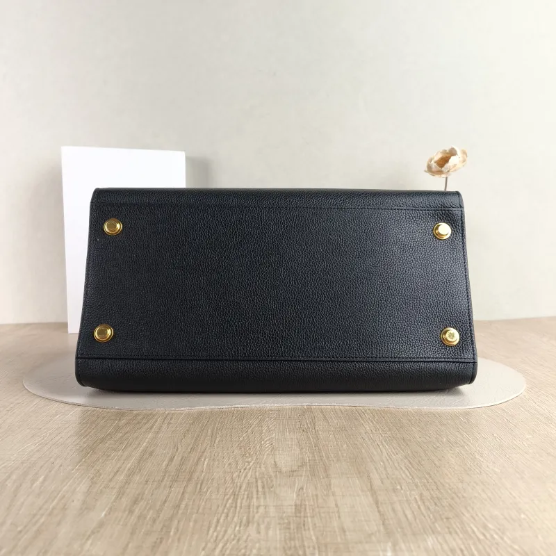 Louis Vuitton Crossbody Bag CITY STEAMER Shoulder Bag Black Calfskin Large 34 × 14 × 29 cm — cover view 2 of 5