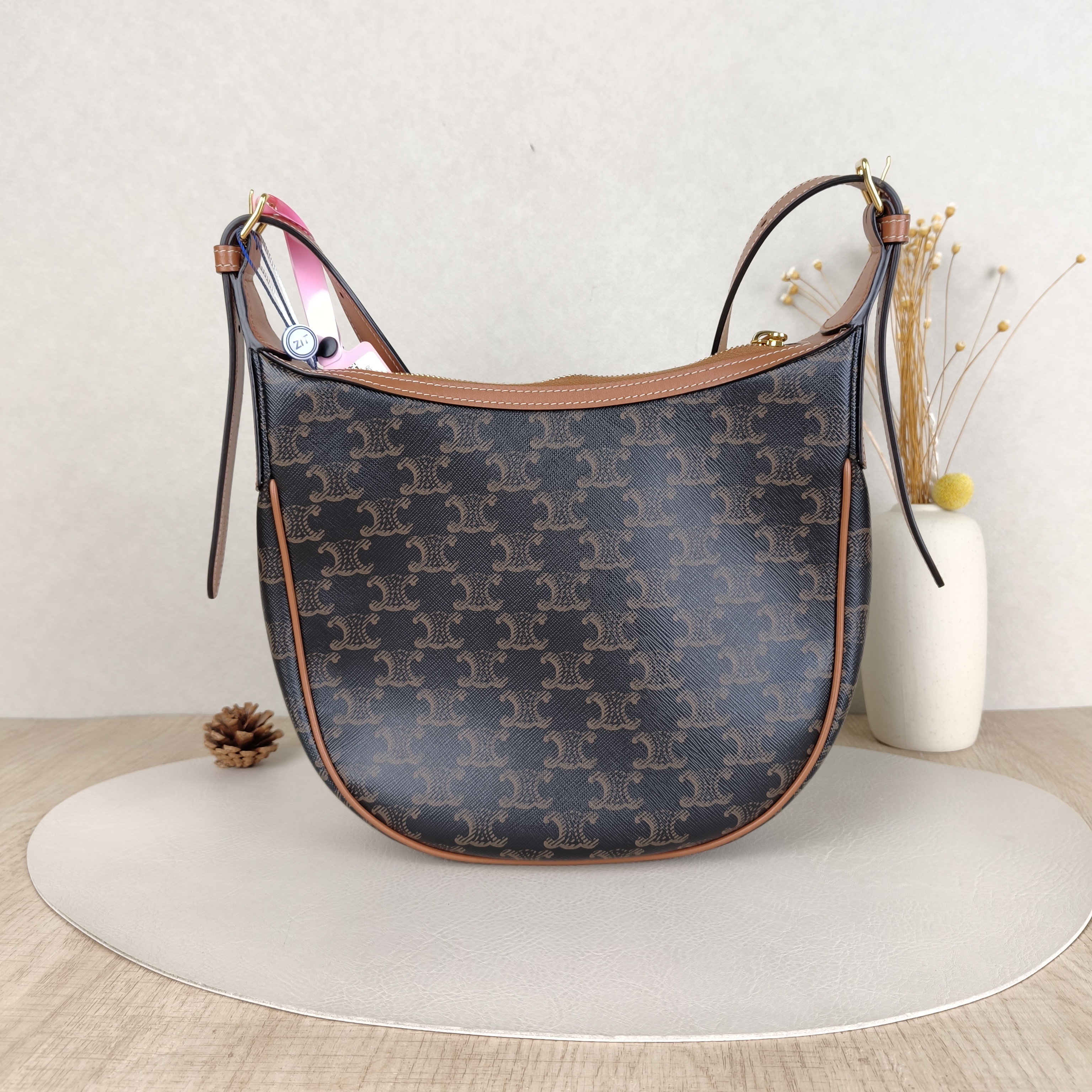 CELINE Crossbody Bag Crossbody Bag Monogram PVC 25 × 7 × 28.5 cm — cover view 5 of 5
