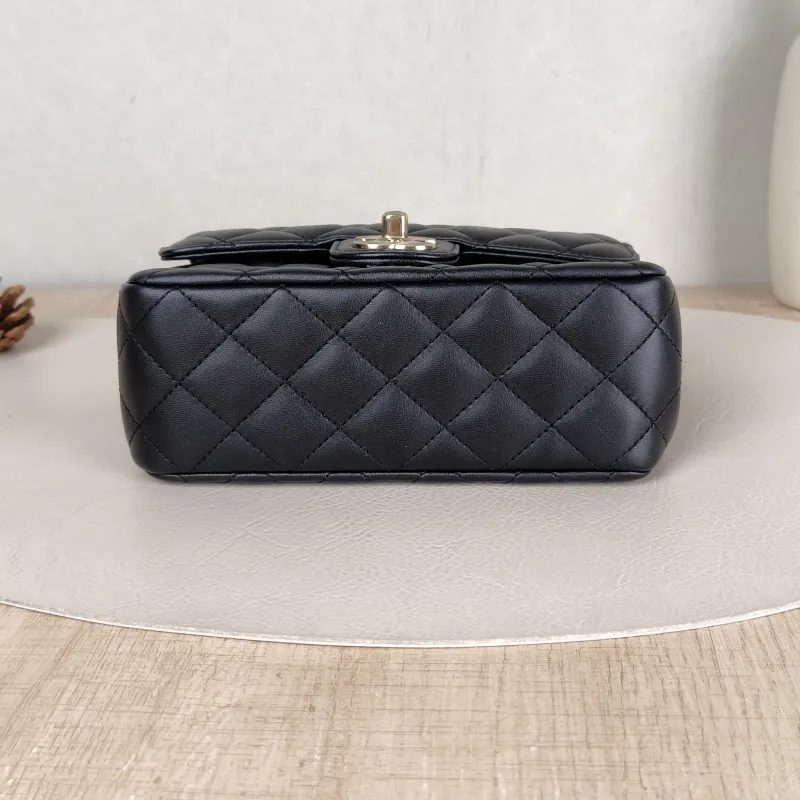 Chanel Crossbody Bag mini Black SL ambskin mini 18 × 7 × 12 cm — cover view 4 of 6