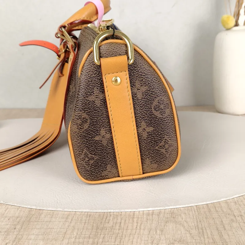 Louis Vuitton Crossbody Bag Keepall 25 Edition Brown PVC Medium25 × 11 × 15 cm — detail view 10 of 13