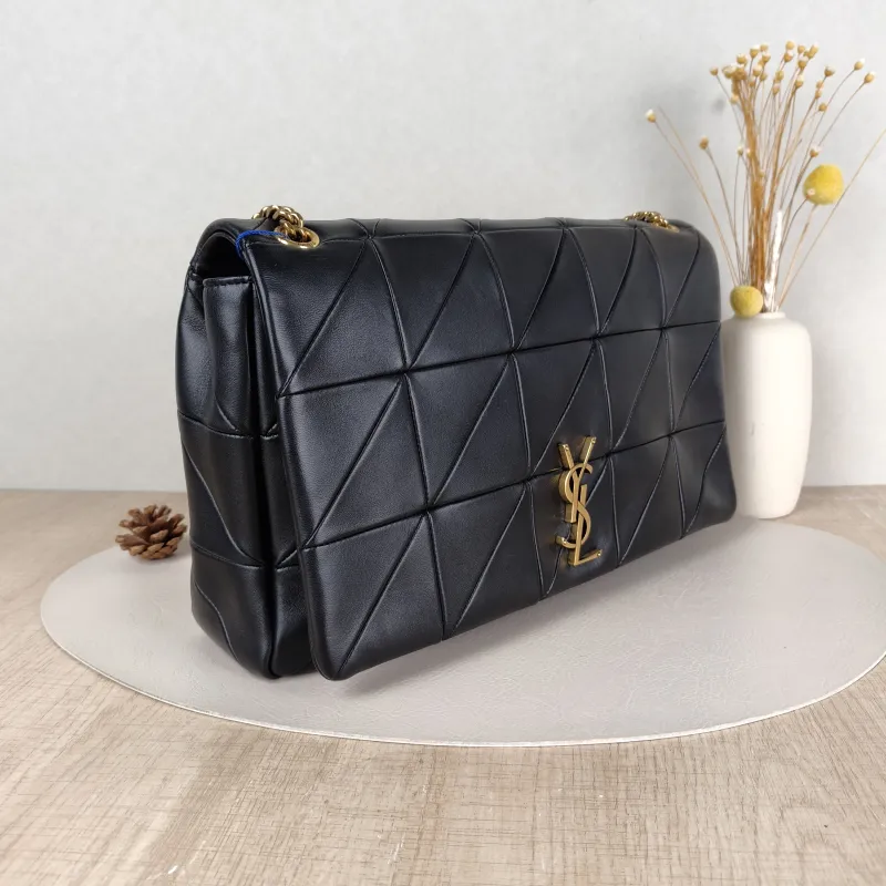 SAINT LAURENT Shoulder Bag Jamie Carre Chain Bag Black Lambskin Large33 × 9 × 22 cm — cover view 4 of 5
