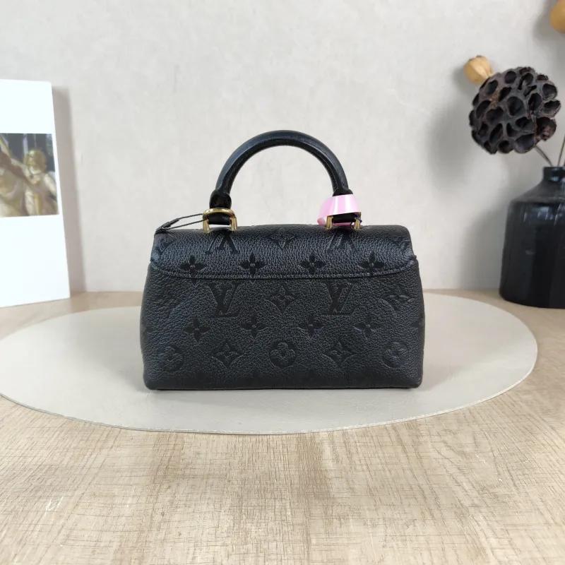 Louis Vuitton Crossbody Bag MADELEINE Black Monogram Empreinte Embossed Calfskin nano 21 × 6 × 12.5 cm — cover view 4 of 5