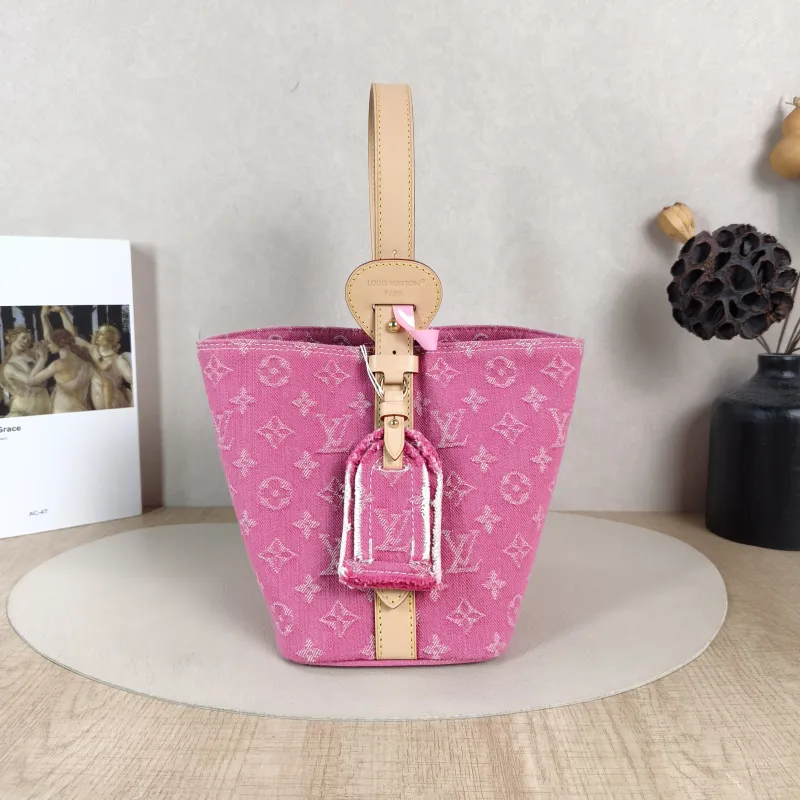 Louis Vuitton Top Handle Bag ALL IN BB Pink BB16 × 12 × 18 cm