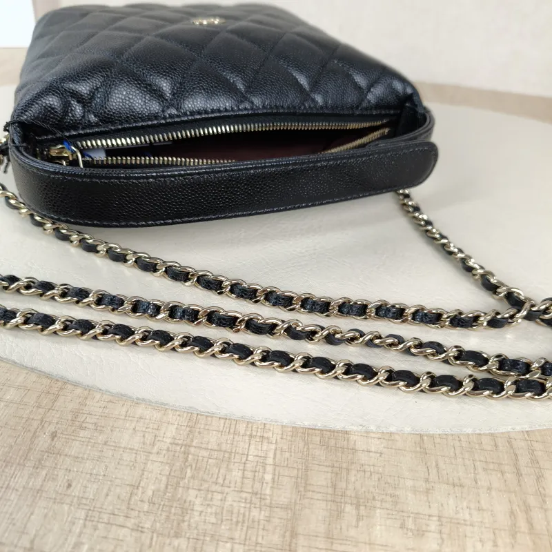 Chanel Crossbody Bag25c Vanity Case Bag Black Grained Calfskin One Size16 × 6 × 13 cm — detail view 11 of 11