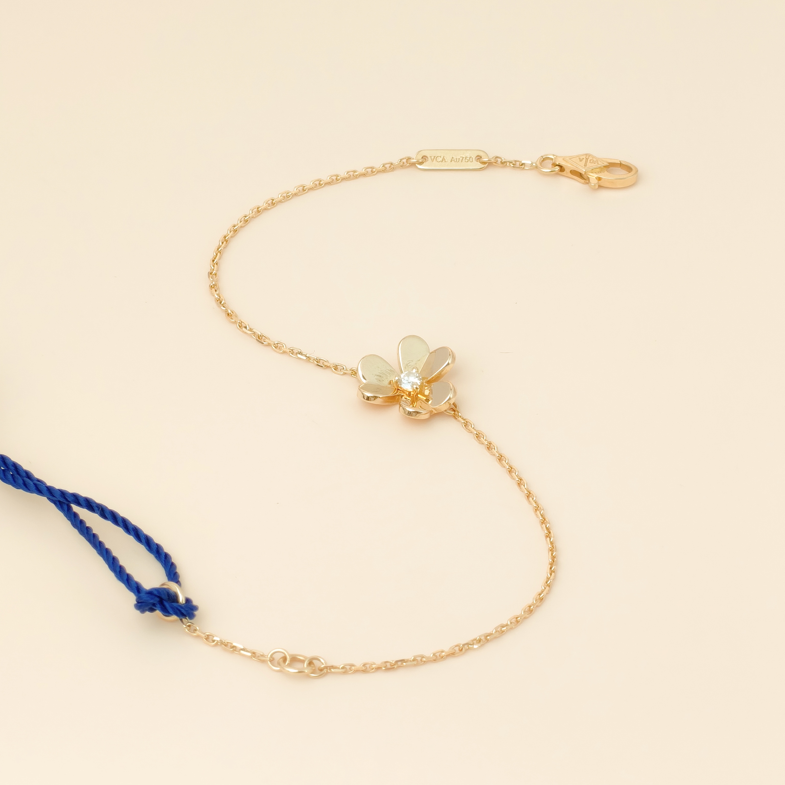 Van Cleef & Arpels Bracelet Frivole Yellow Gold 18KY ellow Gold Diamondmini16cm — cover view 9 of 14