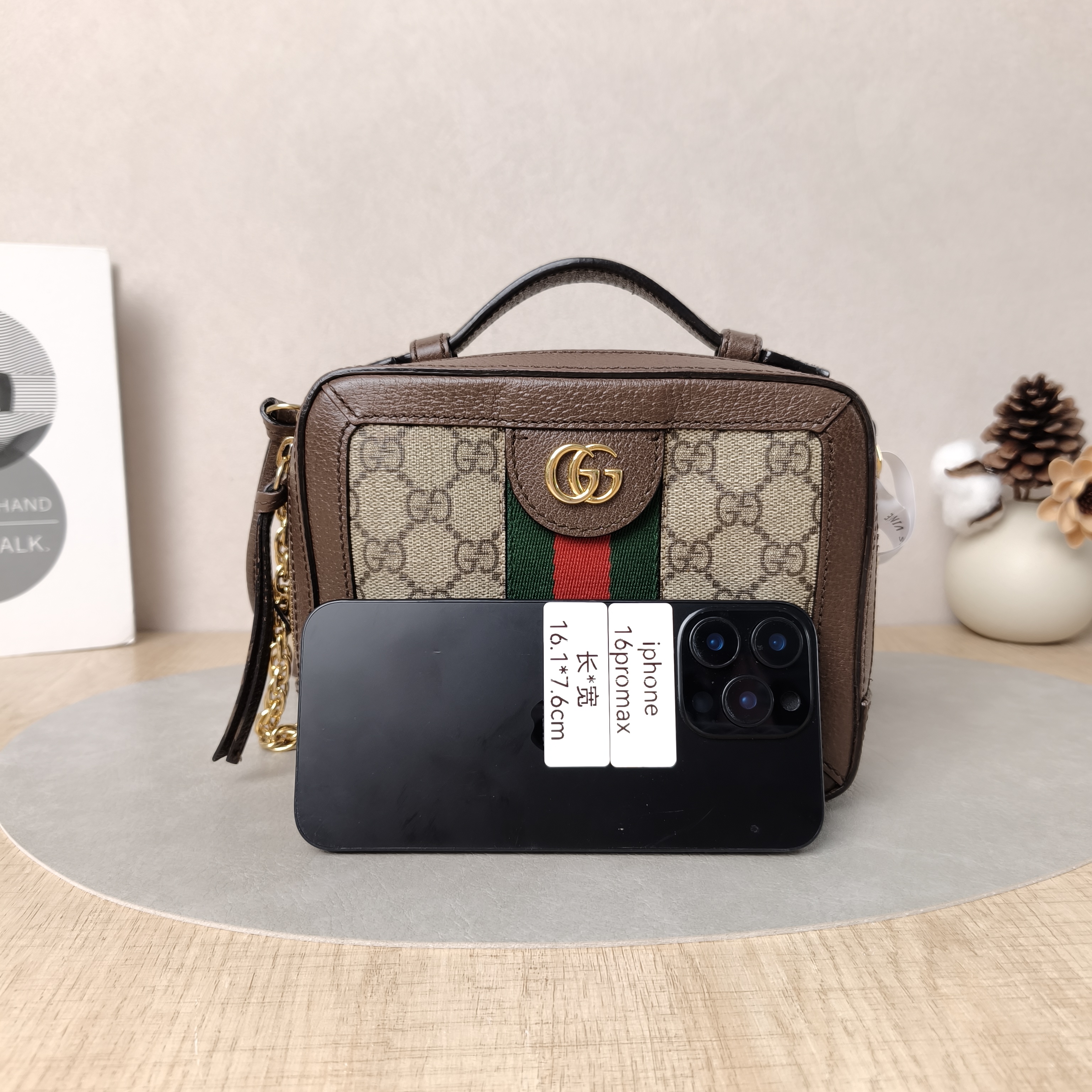GUCCI Crossbody Bagophidia Camera Bag Monogram PV Cmini18.5 × 7.5 × 15 cm — cover view 4 of 5