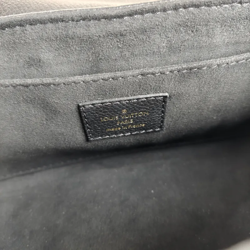 Louis Vuitton Crossbody Bag Favorite Black Monogram Empreinte Embossed Calfskin Medium 24 × 9 × 14 cm — detail view 9 of 10