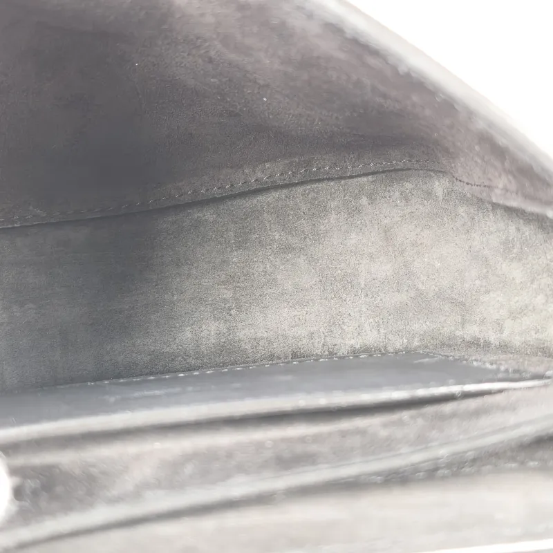 SAINT LAURENT Shoulder Bag Kaia Black Calfskin 16 × 5.5 × 15.5 cm — detail view 5 of 10