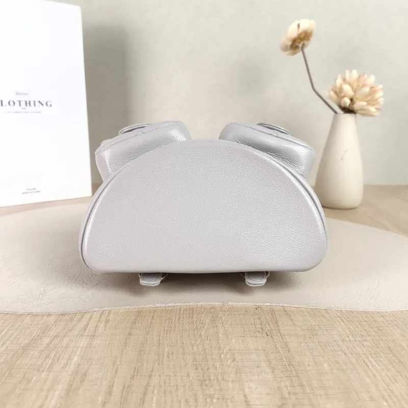Chanel Backpack Duma Grey Grained Calfskin Small16.5 × 10 × 17.5 cm — cover view 3 of 6
