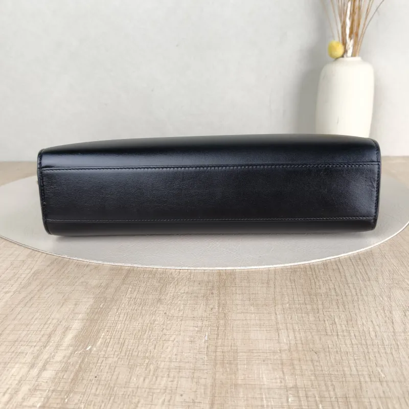 SAINT LAURENT Shoulder Bag MANHATTAN Black Calfskin Medium29 × 20 × 7 cm,5 — cover view 5 of 5