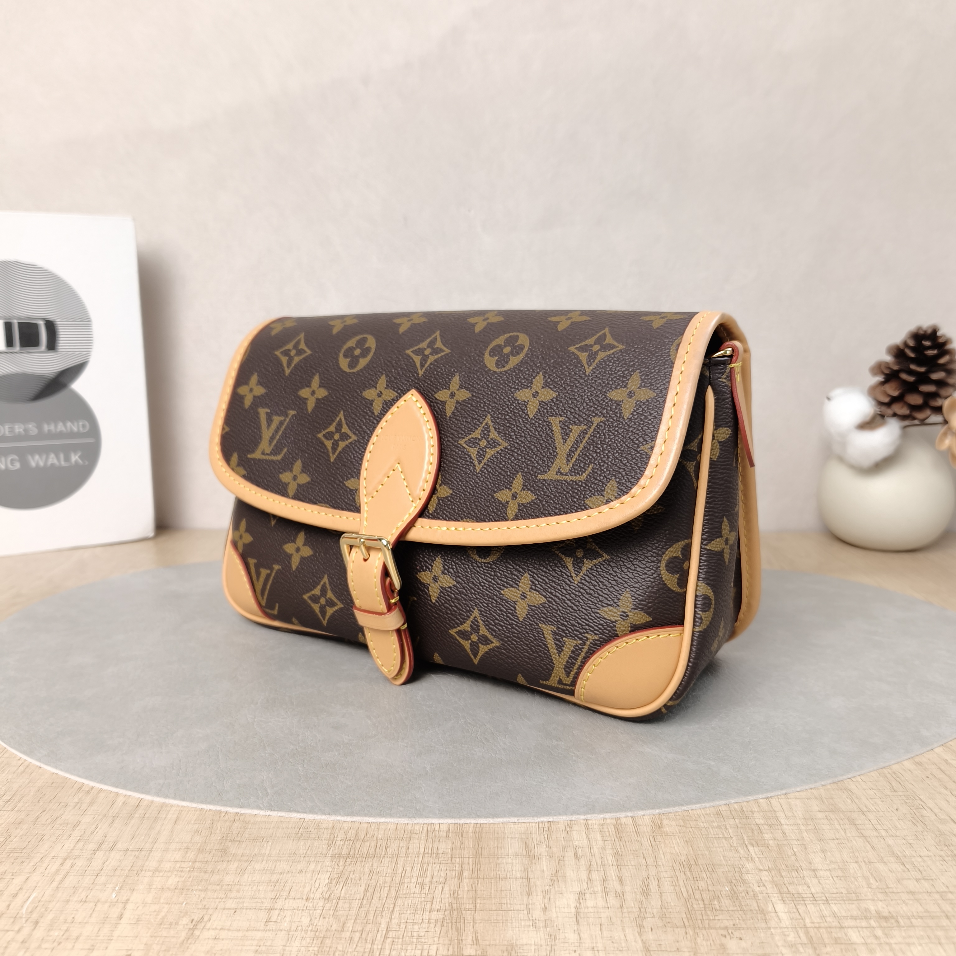 Louis Vuitton Crossbody Bag Diane Baguette Bag Shoulder Strap PVC Small24 × 9 × 15 cm — cover view 6 of 6