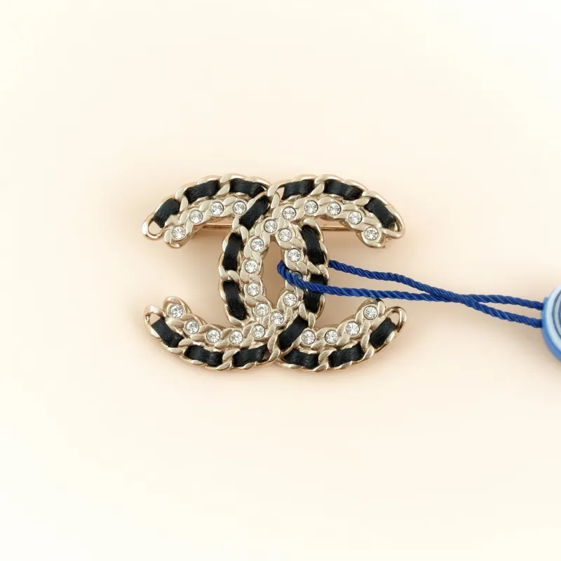 Chanel Brooch c Brooch Gold One Size