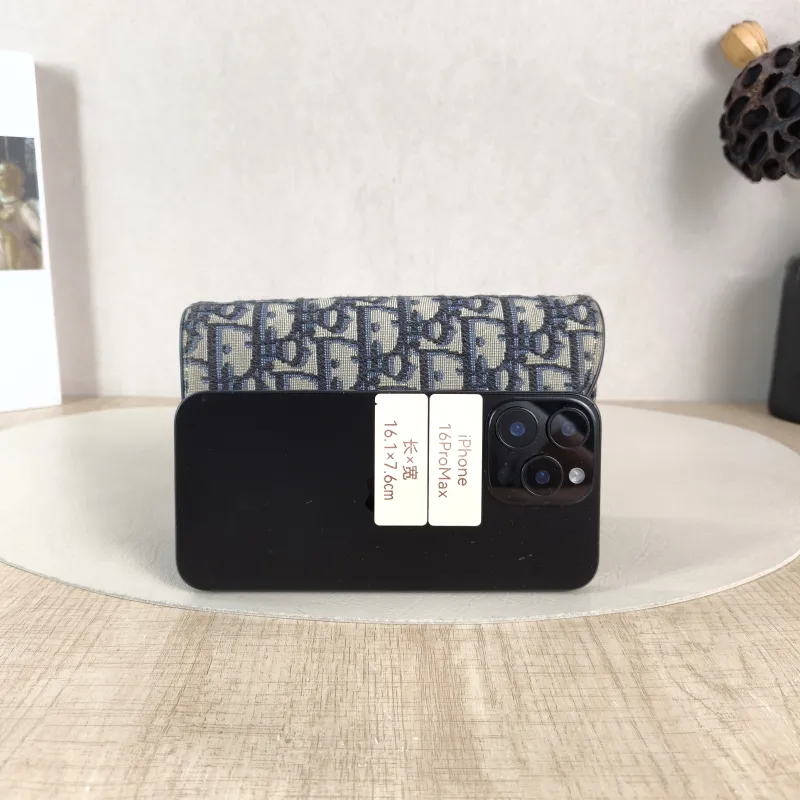 DIOR Belt Bag Saddle Belt Bag Blue Canvas One Size 17 × 3.5 × 10.5 cm — cover view 3 of 6