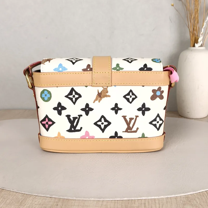 Louis Vuitton Crossbody Bag ENVELOPE Messenger Bag Box Tyler Yellow PVC Mini 19 × 7 × 12 cm — cover view 4 of 5