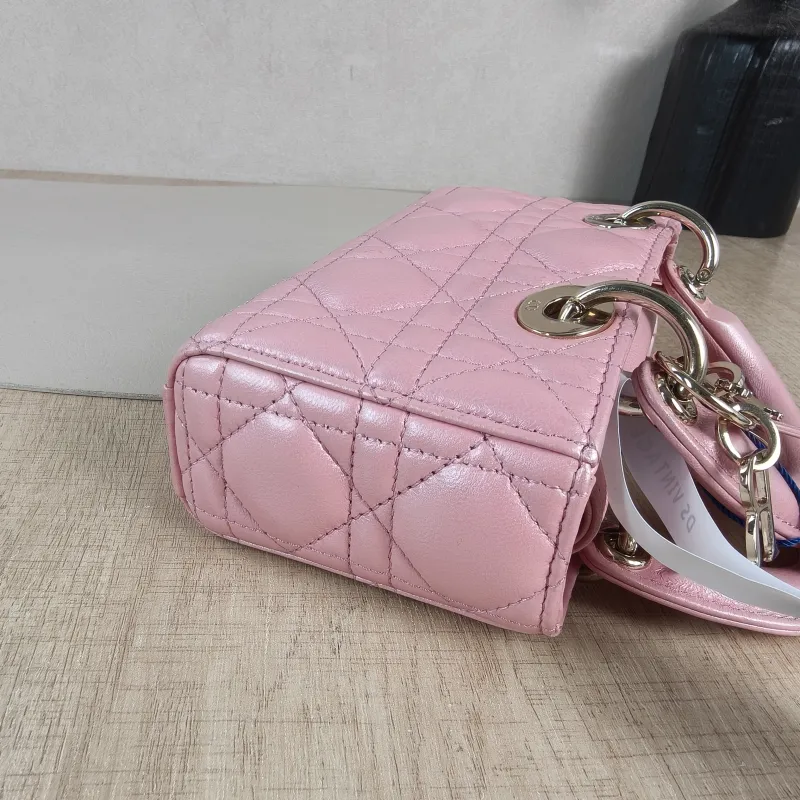 DIOR Crossbody Bag Lady D-Joy Lambskin Mini 16 × 5 × 9 cm — detail view 6 of 12